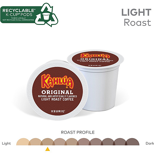 Kahlúa K-Cup Original Coffee ( Compatible with Keurig Brewer - Light - K-Cup - 24 / Box 9150)