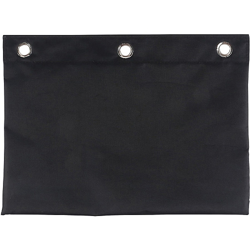 Business Source Binder Pencil Pouch 10" Height x 7.4" Width - Black - 1 Each (BSN18303)