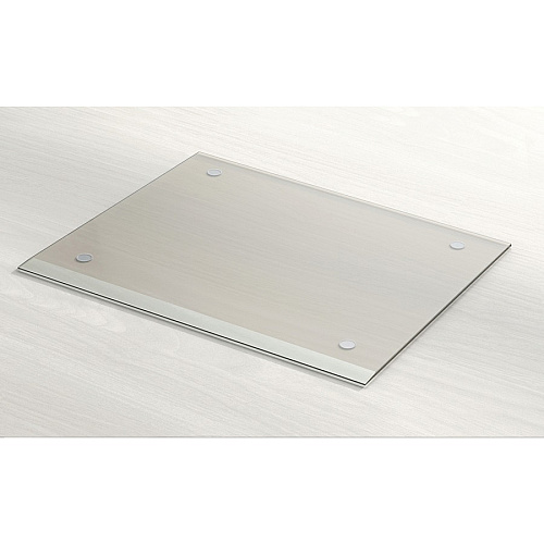 Lorell Desk Pad Rectangular - 24" Width - Rubber - Clear (LLR39658)