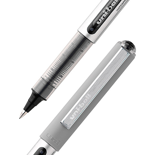 uni-ball uniball&trade; Vision Rollerball Pen 0.7 mm Fine Pen Point - Black, Blue, Red Ink - 5 / Pack (60510PP)