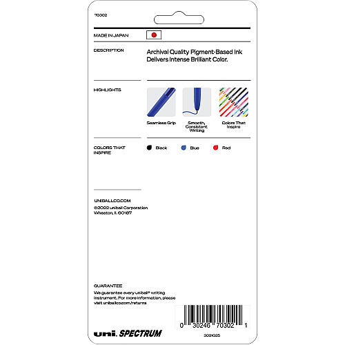 uni-ball uni&reg; Spectrum Gel Pen 0.7 mm Medium Pen Point - Multi Ink - Gel-based - 4 / Pack (70302)