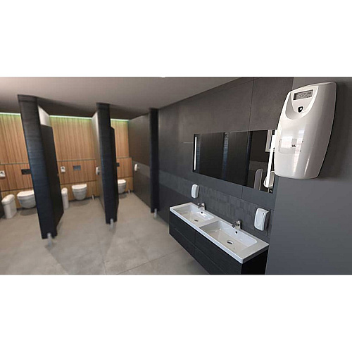 Vectair Systems Airoma Aerosol Air Freshener Dispenser 60 Day Refill Life - 6000 ft³ Coverage - 1 Each - White (ADISW2)