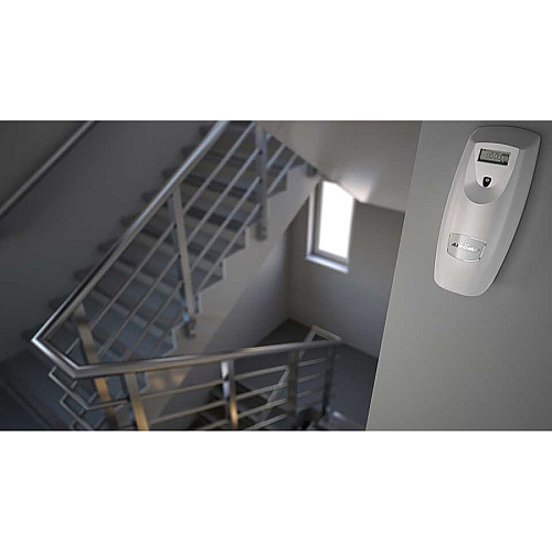 Vectair Systems Airoma Aerosol Air Freshener Dispenser 60 Day Refill Life - 6000 ft³ Coverage - 1 Each - White (ADISW2)