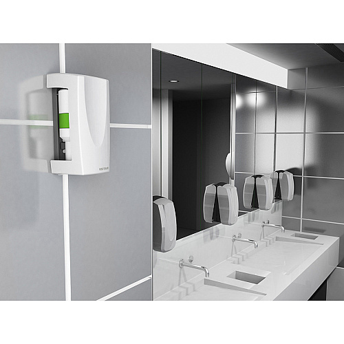Vectair Systems V-Air MVP Air Freshener Dispenser 60 Day Refill Life - 6000 ft³ Coverage - 1 Each - White (VAIRMVPW)