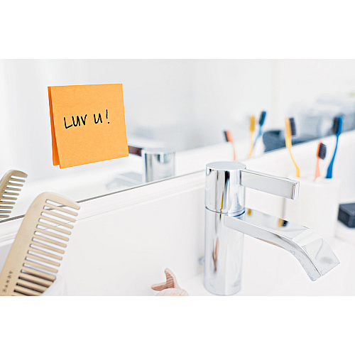 Post-it&reg; Super Sticky Notes 15 - 3" Flag/Note Width x 3" Flag/Note Length - Square - 45 Sheets per Pad - Neon Orange, Tropical Pink, Power Pink, Iris, Blue Paradise, Neon Green Limeade - Adhesive, Recyclable - 15 / Pack (65415SSCP)