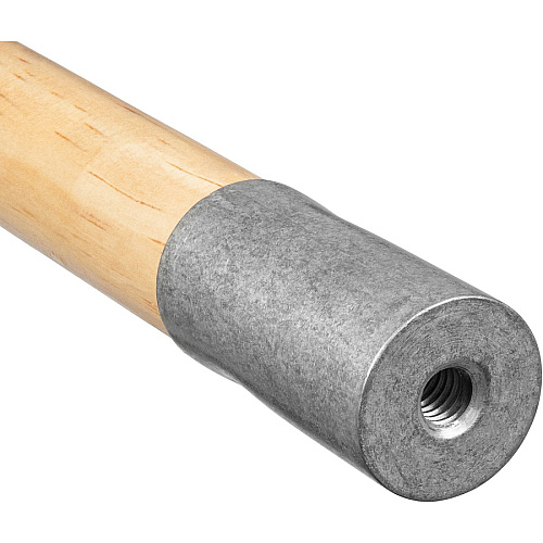 Genuine Joe Screw Mop Replacement Handle 60" Length x 0.94" Diameter - Natural - Hardwood, Metal - 1 Each (GJO18331)