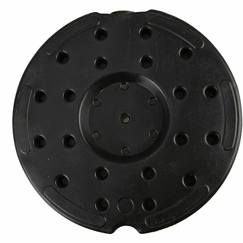 Genuine Joe Crowd-Control Bases Rubber Feet - Floor Standing - Black - Steel, Concrete - 2 / Carton (GJO00467)