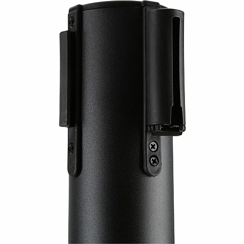 Genuine Joe Crowd-Control Posts 34" Height - Black - Steel - 2 / Carton (GJO00466)