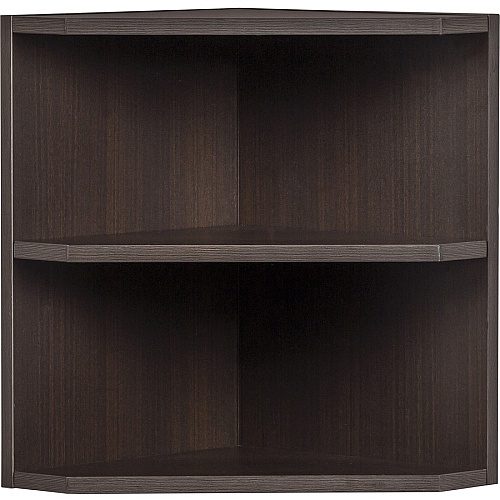 Safco Medina Mocha Laminate Office Unit 20" Height x 15" Width x 15" Depth - 2 Shelve(s) - Beveled Edge - Material: Medium Density Fiberboard (MDF), Laminate - Finish: Mocha - Durable - For Office, Home Office - 1 Each (MNPOLDC)