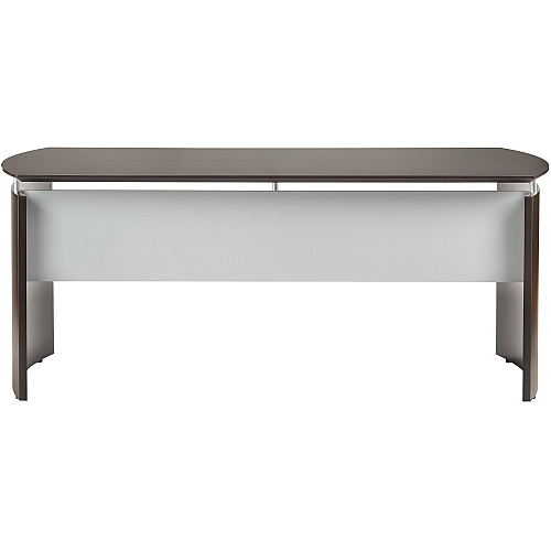 Safco Medina Mocha Laminate Office Unit 29.5" Height x 72" Width x 36" Depth, 0" Thickness Table Top - Beveled Edge - Material: Medium Density Fiberboard (MDF), Laminate - Finish: Mocha - Durable, Leg Leveler, Modesty Panel - For Office, Home O (MND72LDC)
