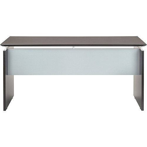 Safco Medina Mocha Laminate Office Unit 42.8" Height x 72" Width x 36" Depth, 0" Thickness Table Top, 29.5" Height Work Surface - Beveled Edge - Material: Medium Density Fiberboard (MDF), Laminate - Finish: Mocha, Silver - Durable, Leg Leveler (MNDS72LDC)