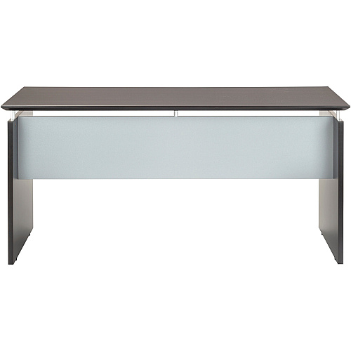 Safco Medina Mocha Laminate Office Unit 42.8" Height x 72" Width x 36" Depth, 0" Thickness Table Top, 29.5" Height Work Surface - Beveled Edge - Material: Medium Density Fiberboard (MDF), Laminate - Finish: Mocha, Silver - Durable, Leg Leveler (MNDS72LDC)