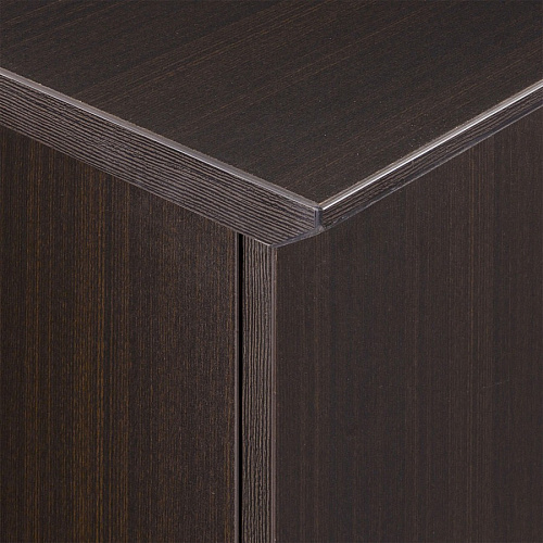 Safco Medina Mocha Laminate Office Unit 1" Thickness Work Surface, 29.5" Height x 36" Width x 20" Depth Lateral File, 0" Thickness Table Top, 9.1" Height11.9" Depth Drawer - Beveled Edge - Material: Medium Density Fiberboard (MDF) - Finish: Moch (MVLFLDC)