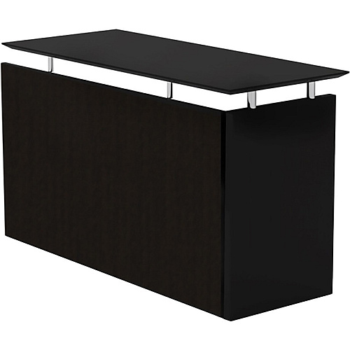 Safco Medina Mocha Laminate Office Unit 1" Thickness Work Surface, 29.5" Height x 48.5" Width x 20" Depth Return, 0" Thickness Table Top - Beveled Edge - Material: Medium Density Fiberboard (MDF) - Finish: Mocha Laminate - Durable, Ergonomic, No (MNRTLDC)