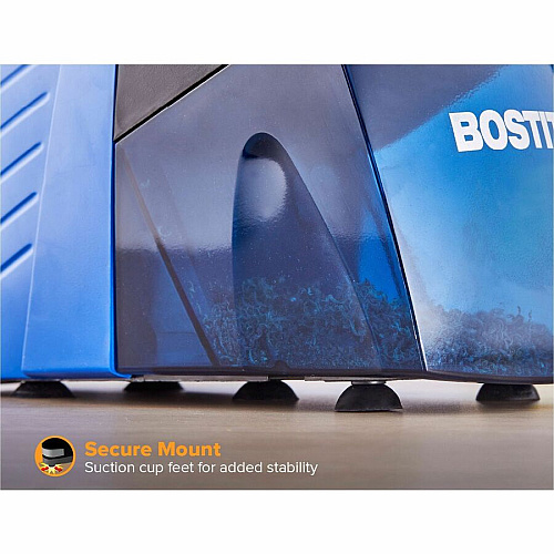 Bostitch QuietSharp? Antimicrobial Classroom Electric Pencil Sharpener 6 Hole(s) - Helical - Blue - 1 Each (EPS10HCAM)