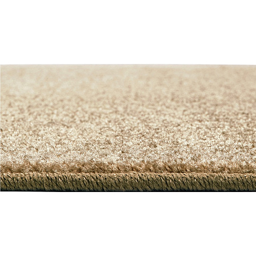 Carpets for Kids&reg; Solid Color Mt. St. Helens Carpet Rug Floor Rug - 90" Length x 12 ft Width - Oval - Sahara - Nylon, Yarn - 1 Each (2170108)
