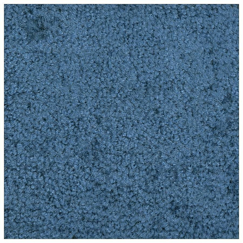 Carpets for Kids&reg; Solid Color Mt. St. Helens Carpet Rug Floor Rug - 90" Length x 12 ft Width - Oval - Marine Blue - Nylon, Yarn - 1 Each (2170407)
