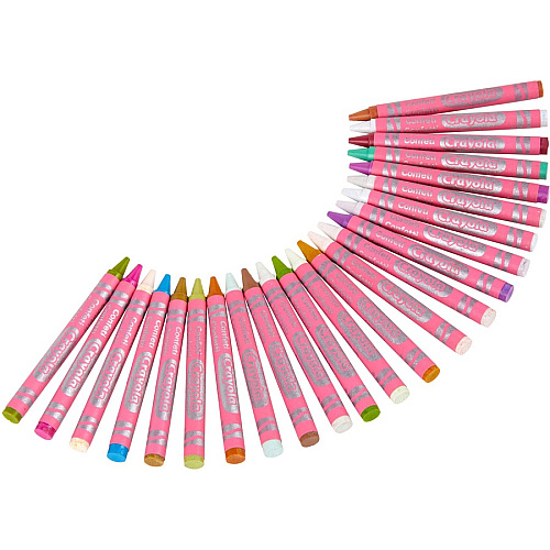 Crayola Confetti Crayons 2" Length - Multi - 24 / Pack (523407)