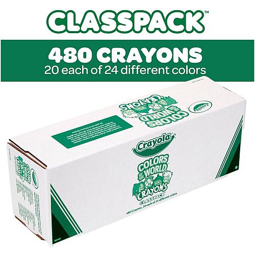Crayola Color of the World Crayons (523456)