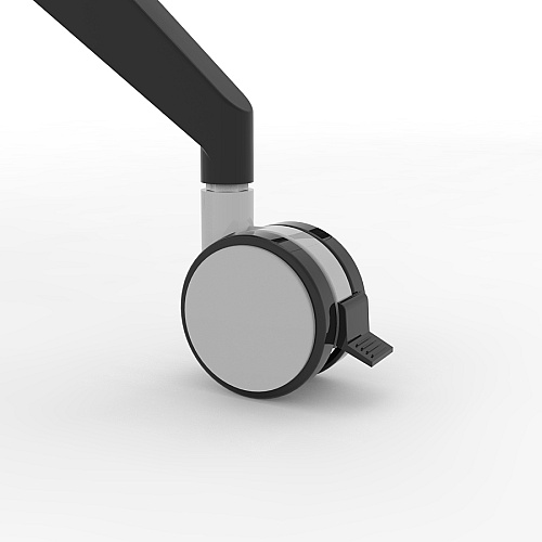 Lorell Spry Nesting Training Table Base Black Folding Base - 2 Legs - 29.50" Height - Assembly Required - Cold-rolled Steel (CRS) - 1 Each (LLR60738)