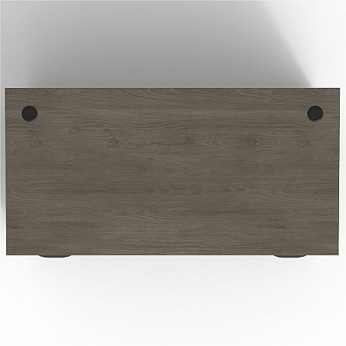 Lorell Prominence 2.0 3/4 Double-Pedestal Desk Rectangle - 1" Thickness Top, 29" Height x 60" Width x 30" Depth - Total Drawer(s): 2 - Double Pedestal on Left/Right Side - Band Edge - Material: Particleboard - Finish: Thermofused Melamine (LLRPD3060QDPGE)