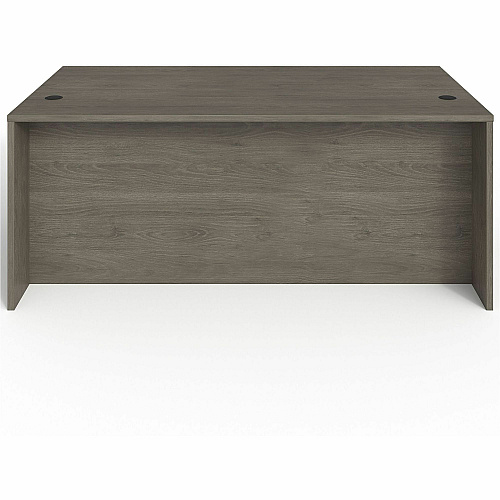 Lorell Prominence 2.0 3/4 Double-Pedestal Desk Rectangle - 1" Thickness Top, 29" Height x 72" Width x 36" Depth - Total Drawer(s): 2 - Double Pedestal on Left/Right Side - Band Edge - Material: Particleboard - Finish: Thermofused Melamine (LLRPD3672QDPGE)