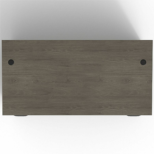 Lorell Prominence 2.0 3/4 Double-Pedestal Desk Rectangle - 1" Thickness Top, 29" Height x 72" Width x 36" Depth - Total Drawer(s): 2 - Double Pedestal on Left/Right Side - Band Edge - Material: Particleboard - Finish: Thermofused Melamine (LLRPD3672QDPGE)