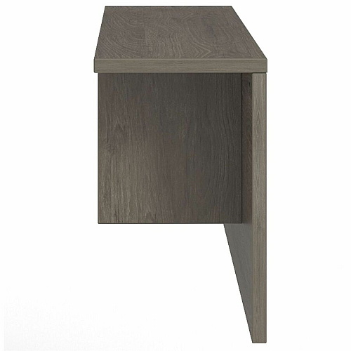Lorell Prominence 2.0 Reception Desk Counter Rectangle - 12" Height x 47.3" Width x 11.9" Depth, 1" Thickness Table Top - Band Edge - Material: Particleboard, Thermofused Laminate (TFL) - Finish: Gray Elm, Thermofused Melamine (TFM), Thermo (LLRPMC4814GE)