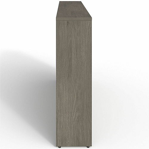 Lorell Prominence 2.0 Reception Desk Counter Rectangle - 12" Height x 74.3" Width x 11.9" Depth, 1" Thickness Table Top - Band Edge - Material: Particleboard, Thermofused Laminate (TFL) - Finish: Gray Elm, Thermofused Melamine (TFM), Thermo (LLRPMC7643GE)
