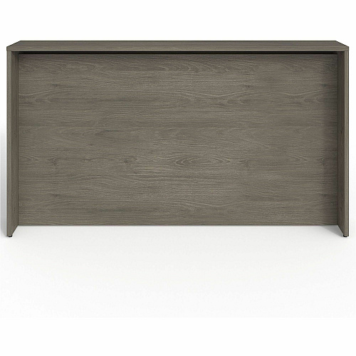 Lorell Prominence 2.0 Reception Desk Counter Rectangle - 12" Height x 74.3" Width x 11.9" Depth, 1" Thickness Table Top - Band Edge - Material: Particleboard, Thermofused Laminate (TFL) - Finish: Gray Elm, Thermofused Melamine (TFM), Thermo (LLRPMC7643GE)