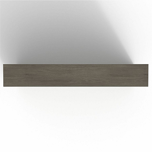 Lorell Prominence 2.0 Reception Desk Counter Rectangle - 12" Height x 74.3" Width x 11.9" Depth, 1" Thickness Table Top - Band Edge - Material: Particleboard, Thermofused Laminate (TFL) - Finish: Gray Elm, Thermofused Melamine (TFM), Thermo (LLRPMC7643GE)