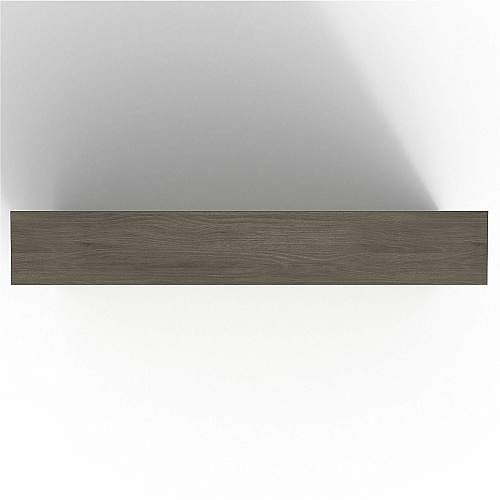 Lorell Prominence 2.0 Reception Desk Counter Rectangle - 12" Height x 74.3" Width x 11.9" Depth, 1" Thickness Table Top - Band Edge - Material: Particleboard, Thermofused Laminate (TFL) - Finish: Gray Elm, Thermofused Melamine (TFM), Thermo (LLRPMC7643GE)