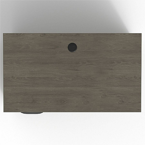 Lorell Prominence 2.0 Left Return Rectangle - 29" Height x 42" Width x 24" Depth, 1" Thickness Top - Total Drawer(s): 2 - Single Pedestal on Left Side - Band Edge - Material: Particleboard - Finish: Gray Elm, Thermofused Melamine (TFM), La (LLRPR2442QLGE)