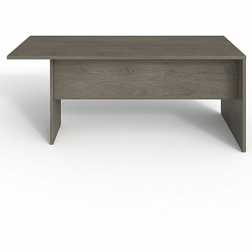 Lorell Prominence 2.0 Peninsula Desk 29" Height x 72" Width x 30" Depth, 1" Thickness Top - Material: Particleboard, Thermofused Melamine (TFM) - Finish: Gray Elm - Laminated, Durable, Mar Resistant, Burn Resistant, Impact Resistant, Edge B (LLRPRT3072GE)