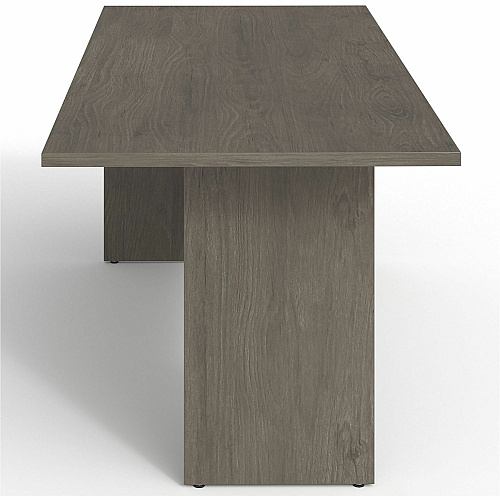 Lorell Prominence 2.0 Peninsula Desk 29" Height x 72" Width x 30" Depth, 1" Thickness Top - Material: Particleboard, Thermofused Melamine (TFM) - Finish: Gray Elm - Laminated, Durable, Mar Resistant, Burn Resistant, Impact Resistant, Edge B (LLRPRT3072GE)