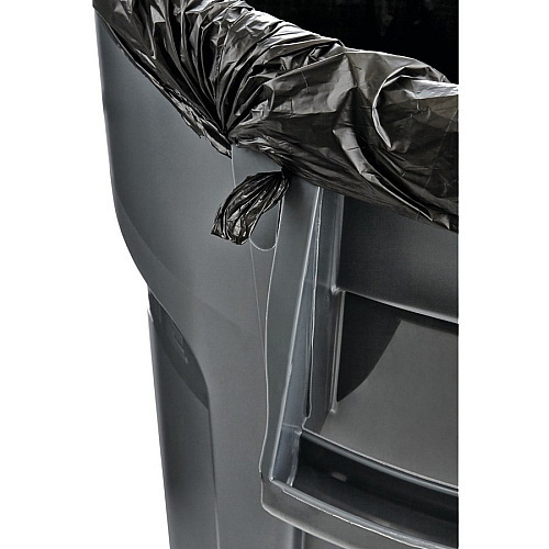 Rubbermaid Commercial Vented Brute 20-gallon Container 20 gal Capacity - Round - Stackable, Fade Resistant, Warp Resistant, Crack Resistant, Crush Resistant, Reinforced Base, Durable, Ergonomic Handle, Contoured Base Handle, Vented, Tear Resista (1779734)