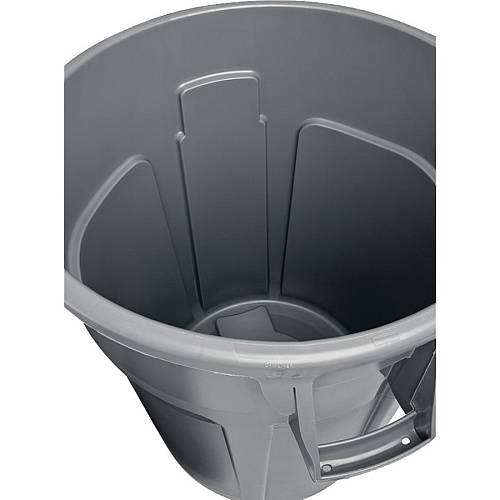 Rubbermaid Commercial Vented Brute 20-gallon Container 20 gal Capacity - Round - Stackable, Fade Resistant, Warp Resistant, Crack Resistant, Crush Resistant, Reinforced Base, Durable, Ergonomic Handle, Contoured Base Handle, Vented, Tear Resista (1779734)