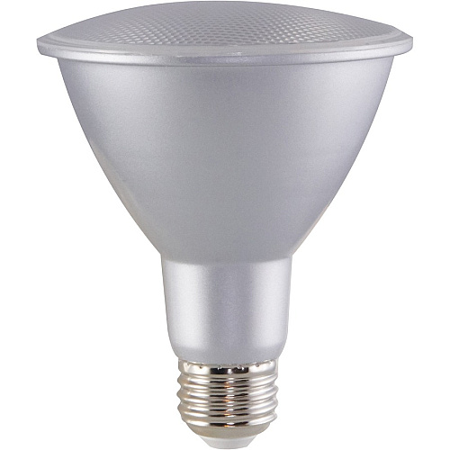 Satco PAR 30 LN LED Bulb 12.50 W - 75 W Incandescent Equivalent Wattage - 120 V AC - 1000 lm - Parabolic Reflector - PAR30LN Size - Clear - Warm White Light Color - E26 Base - 25000 Hour - 3000&deg;K Color Temperature - 90 CRI - 40&deg; Beam Angl (S29431)