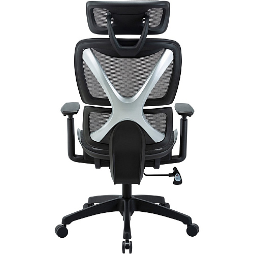 Lorell High-back Mesh Chair Black Seat Color - Mesh Seat Material - Black Back Color - Mesh Back Material - Plastic Frame Material - High Back - 5-star Base - Armrest - 1 Each (LLR84396)