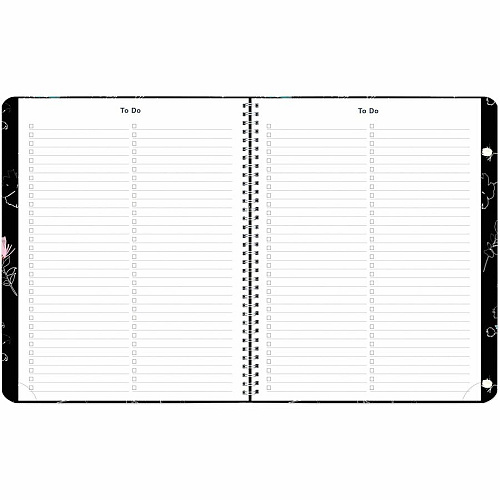 Rediform Watercolor Weekly/Monthly Planner Julian Dates - Weekly, Monthly - 12 Month - January 2026 to December 2026 - 7:00 AM to 5:45 PM - Saturday, 7:00 AM to 8:45 PM - Monday - Friday, Quarter-hourly - 1 Week, 1 Month Double Page Layout - Whi (C958G01)