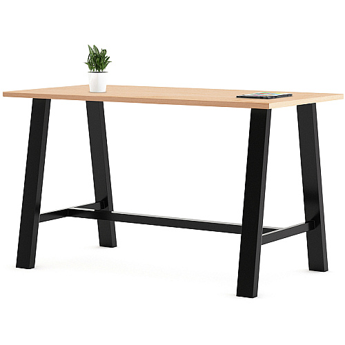 KFI Midtown Base Cafe Table 36" Table Top Width x 72" Table Top Depth - Assembly Required - Maple - Solid Wood Top Material - 1 Each (819832023008)