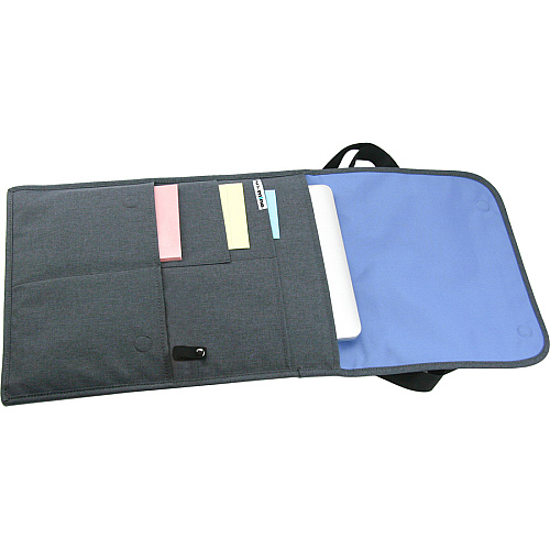 So-Mine Carrying Case for 12" to 15" Notebook - Gray Tangle Resistant - Shoulder Strap - 1 Each (SM454)