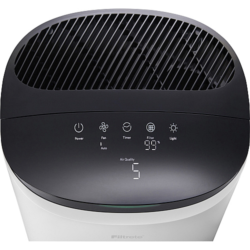 Filtrete Smart Room Air Purifier FAP-SC02, Medium Room, White True HEPA - 150 Sq. ft. - White (FAPSC02N)