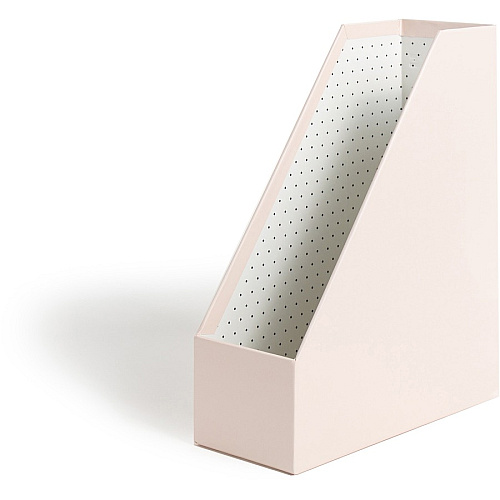 U Brands 4 Piece Desk Organization Kit Desktop - Paper Wrapped - Blush - Chipboard, Paper - 1 Each (3205U0002)