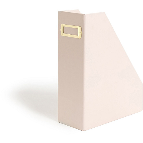 U Brands 4 Piece Desk Organization Kit Desktop - Paper Wrapped - Blush - Chipboard, Paper - 1 Each (3205U0002)