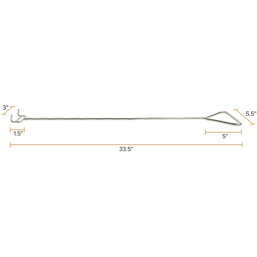 Bostitch Mule Dolly Handle Silver - Steel - 1 Each (BMULEHANDL)
