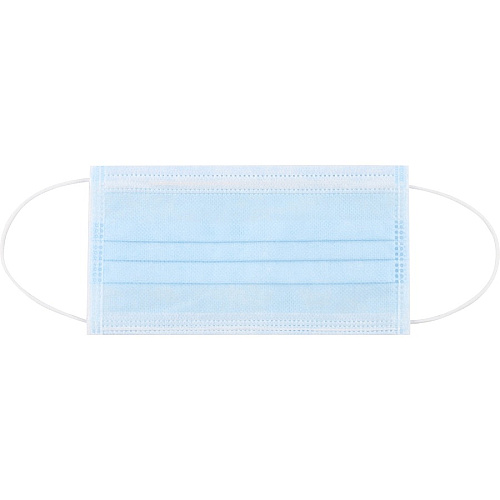 Genuine Joe Disposable Face Mask Recommended for: Face - Particulate Protection - Blue - Disposable, Latex-free, Breathable, Comfortable, Elastic Loop, Earloop Style Mask, Flexible - 50 / Box (GJO85176)