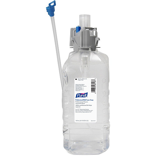 Purell&reg; Professional Mild Foam Soap Refill, 1500 mL, 4 Refill Bottles 1.59 quart - Hand - Clear - Fragrance-free, Dye-free, Paraben-free, Phthalate-free - 4 / Carton (856504CT)