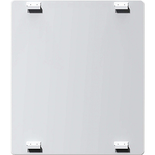 Lorell DIY Frameless Magnetic Glass Board 36" (3 ft) Width x 30" (2.5 ft) Height - White Glass Surface - Aluminum Frame - Rectangle - Magnetic - 1 Each (LLR18323)