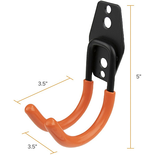Stanley Mounting Bracket for Cart - Black Steel - 1 Each (BSACWHOOK)